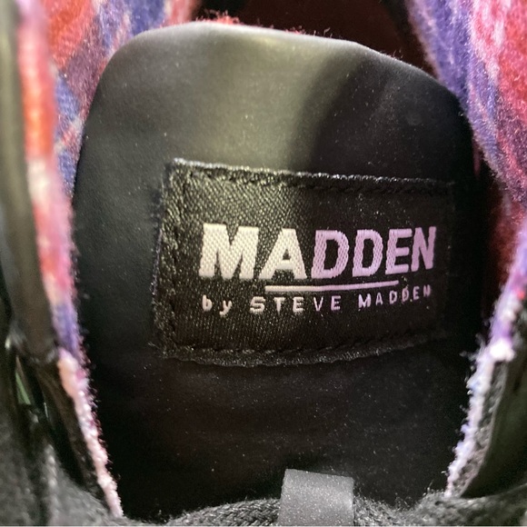 STEVE MADDEN BLACK HIGH TOPS MENS SIZE 10 - Picture 3 of 8